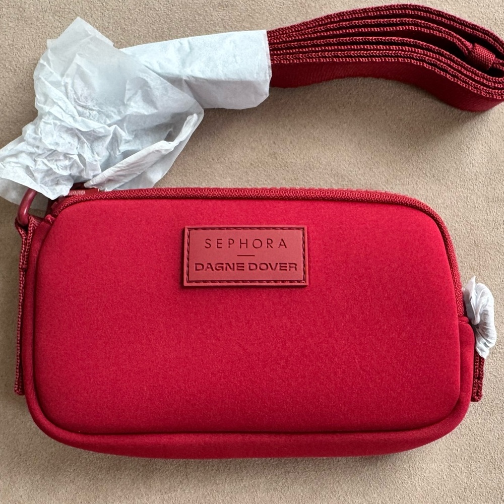 Dagne Dover Sephora Mara sling belt bag spice red new limited edition Rouge